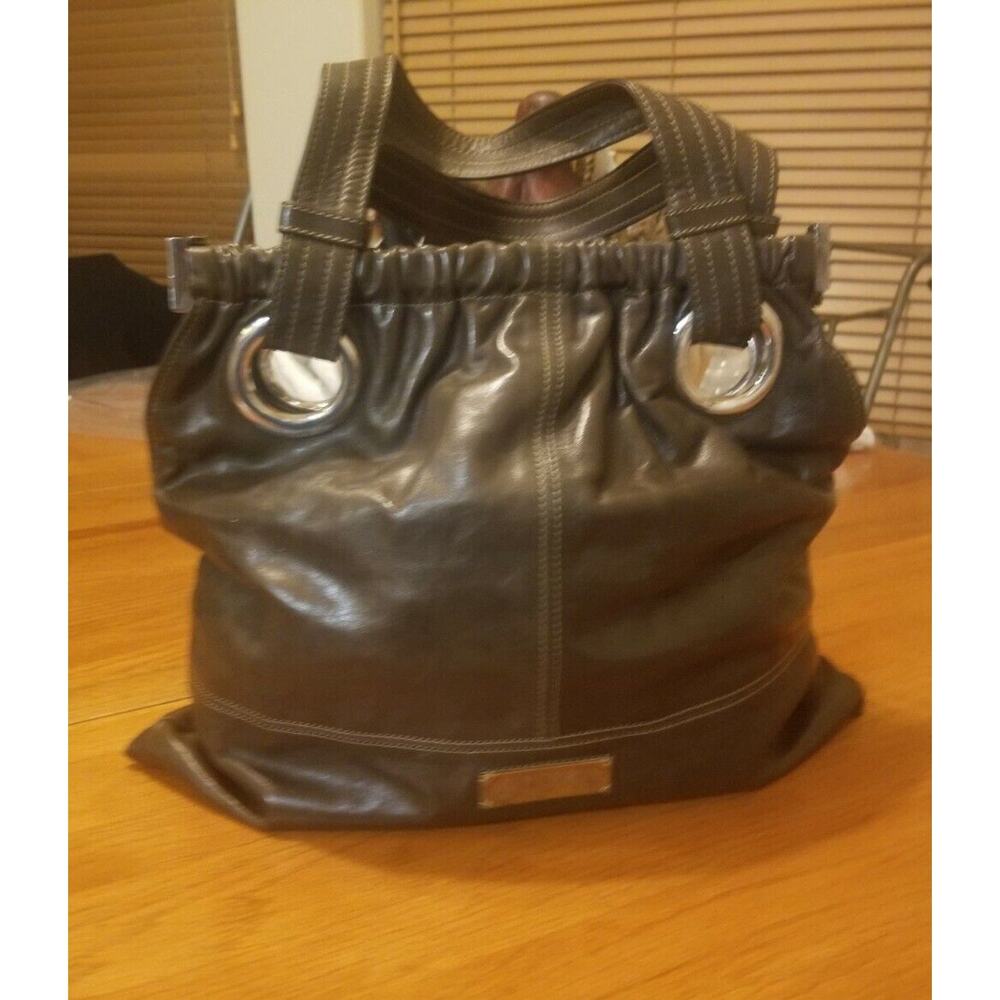 ❤️ Perrin Paris 1893 O-Ring Dowel Hobo Leather Handbag Satchel Tote Rare & Mint!